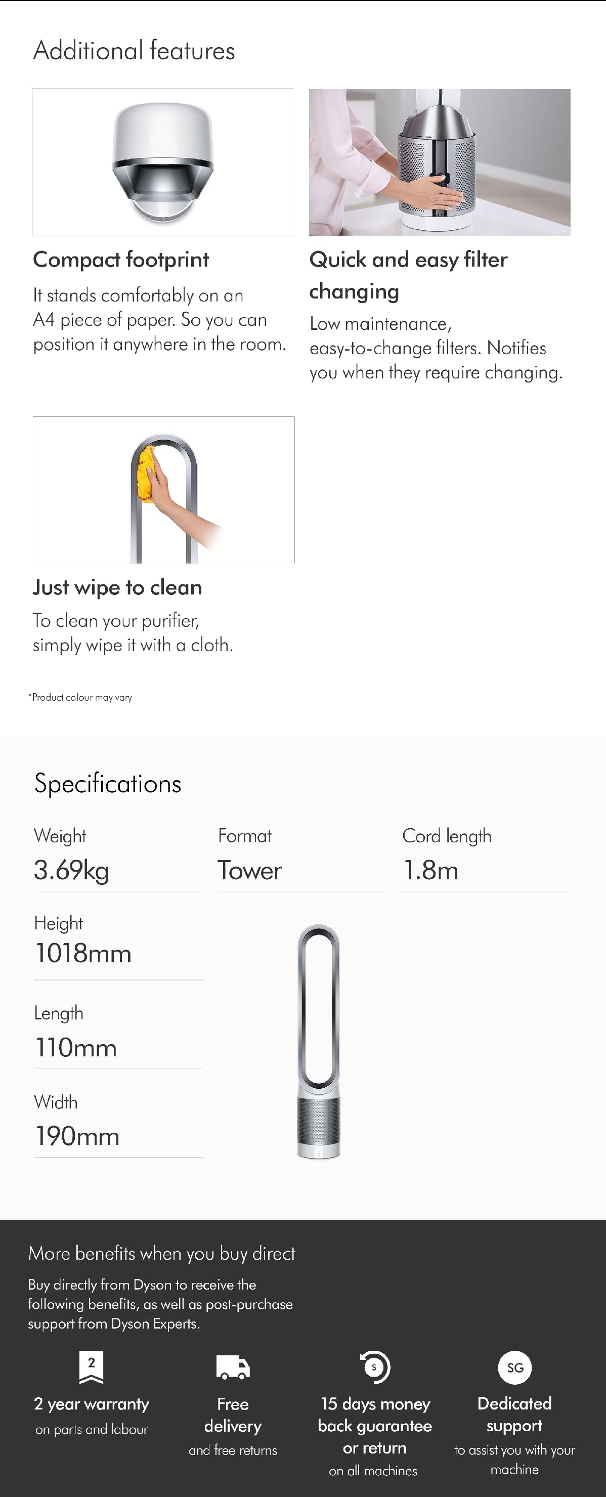 š„Dyson TP00 (White/Sliver) Pure Cool Air Purifier | Brand New Sealed | Local Warranty 2 years | Instalment or Full Paymentš„