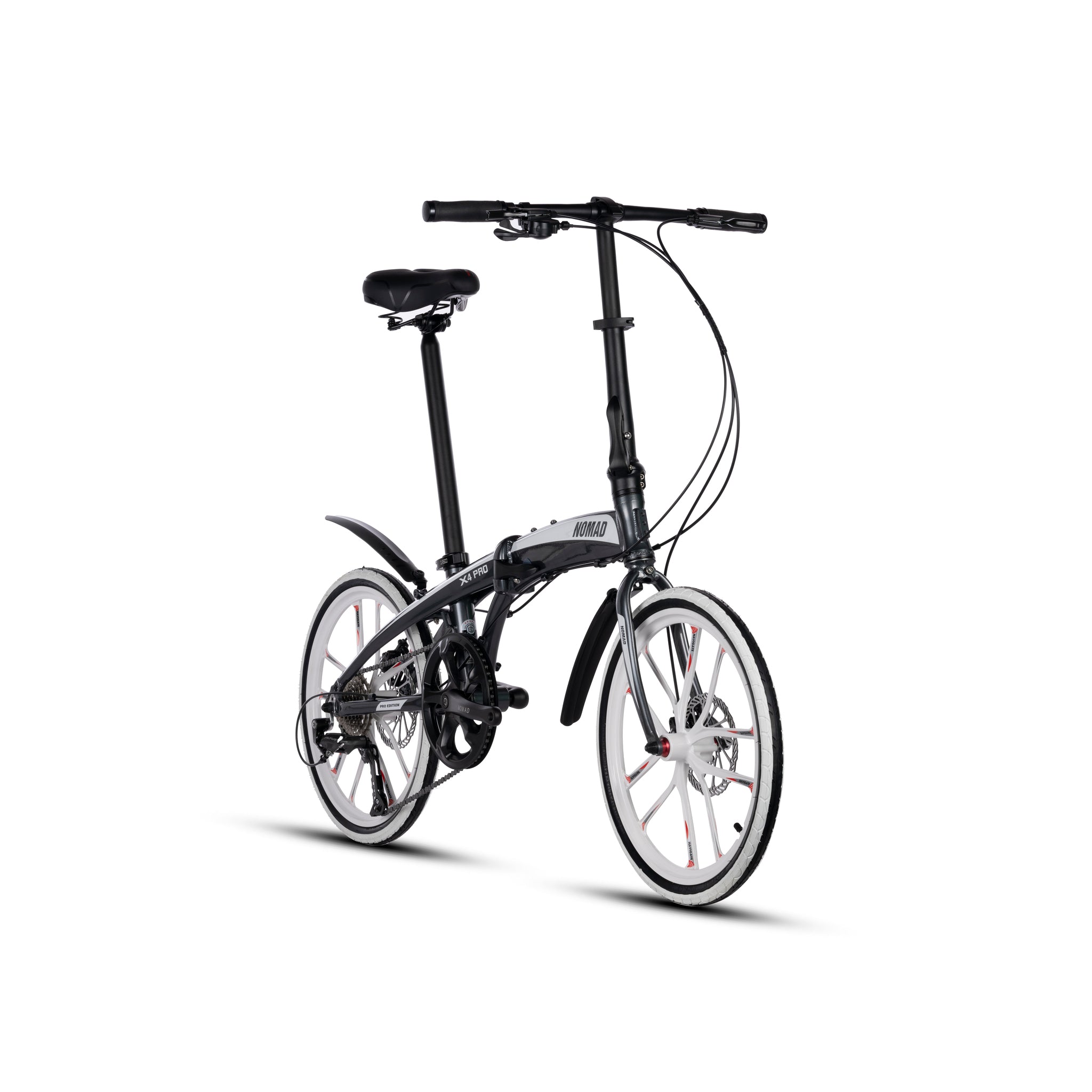 🔥Nomad X4 PRO Sports Rims Edition | 9 Speed Shimano Altus Groupset | 6061 Aluminium Grade Foldable Bicycle | (20 Inch) 406mm Wheel | Singapore Brand🔥