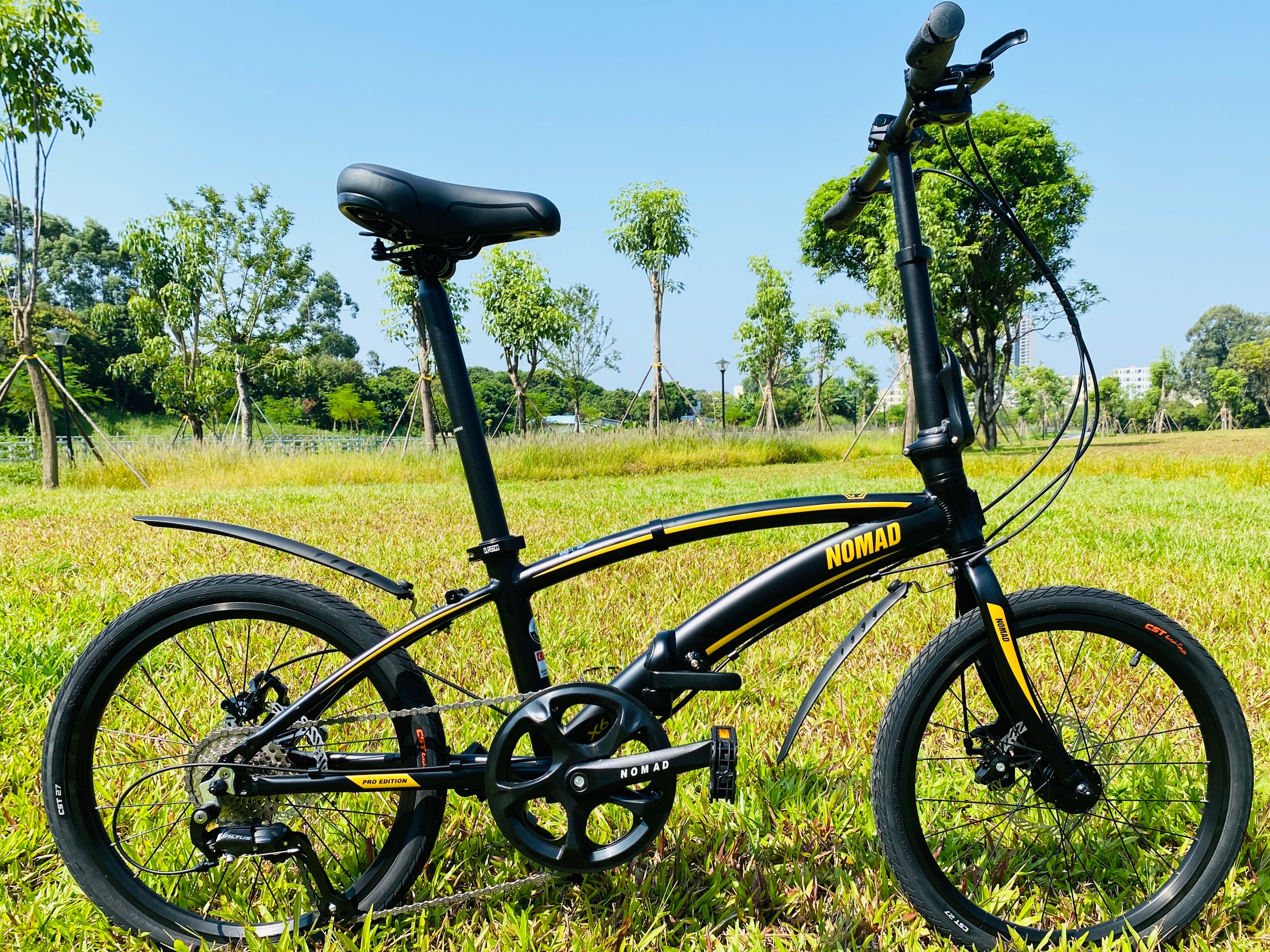 🔥2025 Nomad X6 PRO 9 Speed Shimano Altus Groupset | 6061 Aluminium Grade Foldable Bicycle | (20 Inch) 406mm Wheel | Singapore Brand🔥