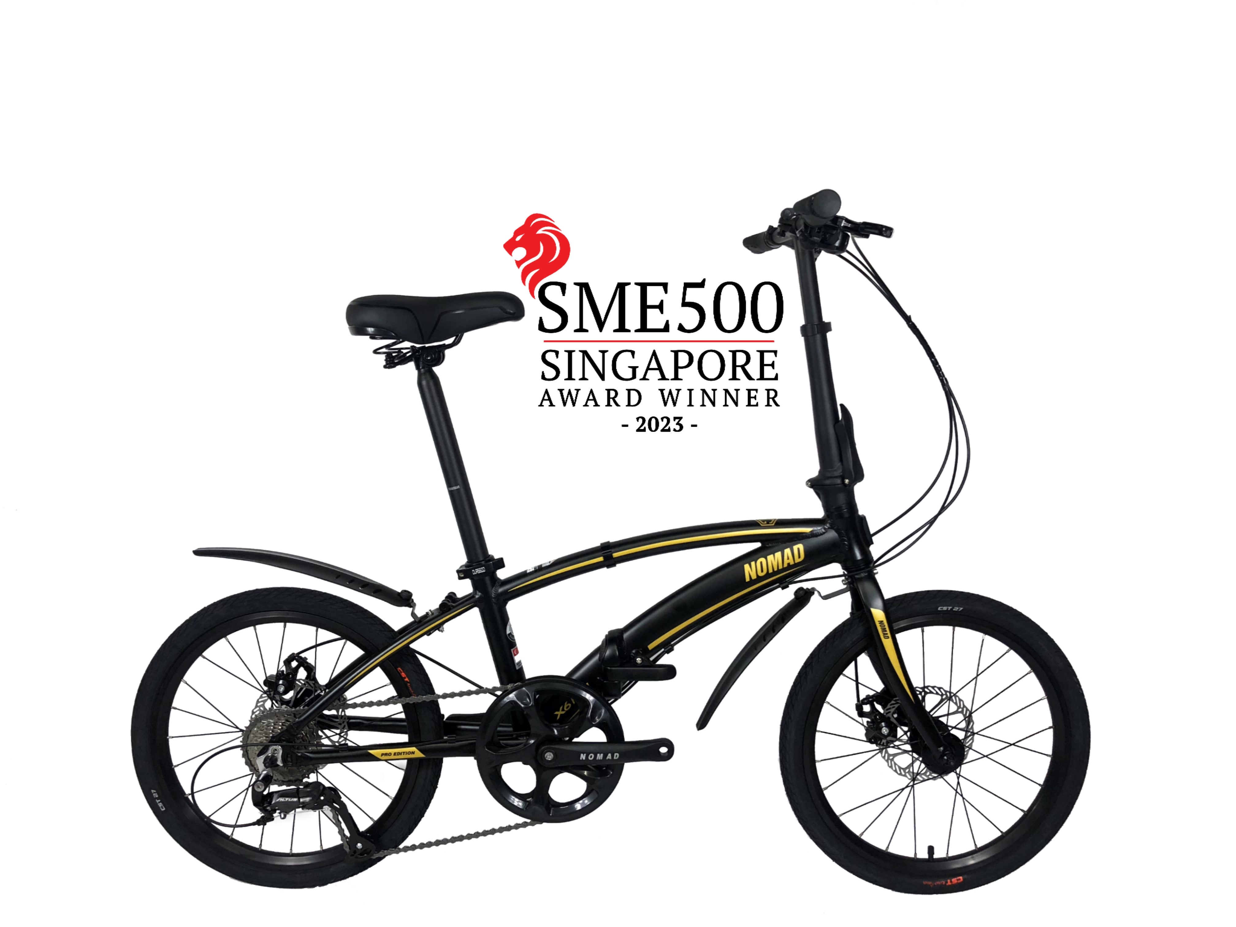 🔥2025 Nomad X6 PRO 9 Speed Shimano Altus Groupset | 6061 Aluminium Grade Foldable Bicycle | (20 Inch) 406mm Wheel | Singapore Brand🔥