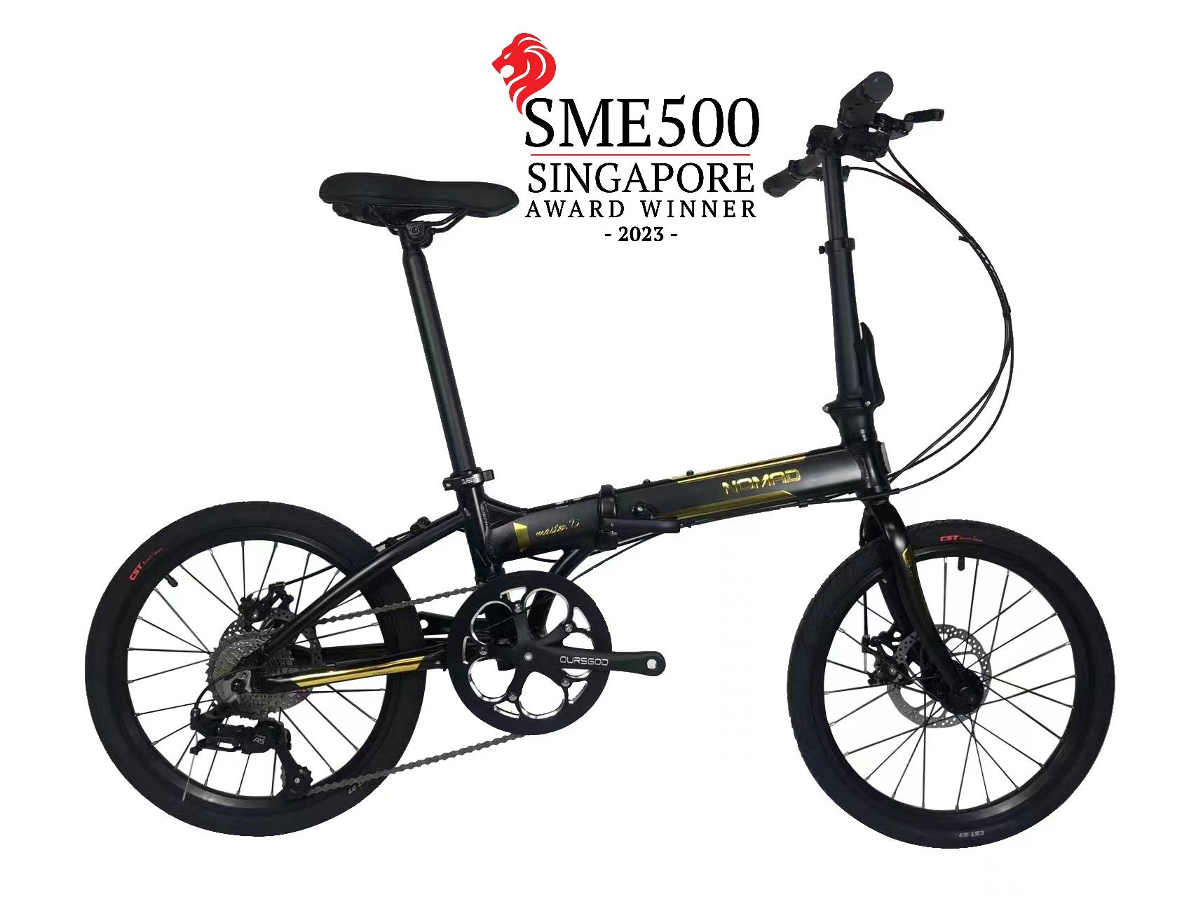 🔥Nomad Master D Aluminium Bicycle | 9 Speed LT WOO A5 Groupset | Singapore Brand🔥