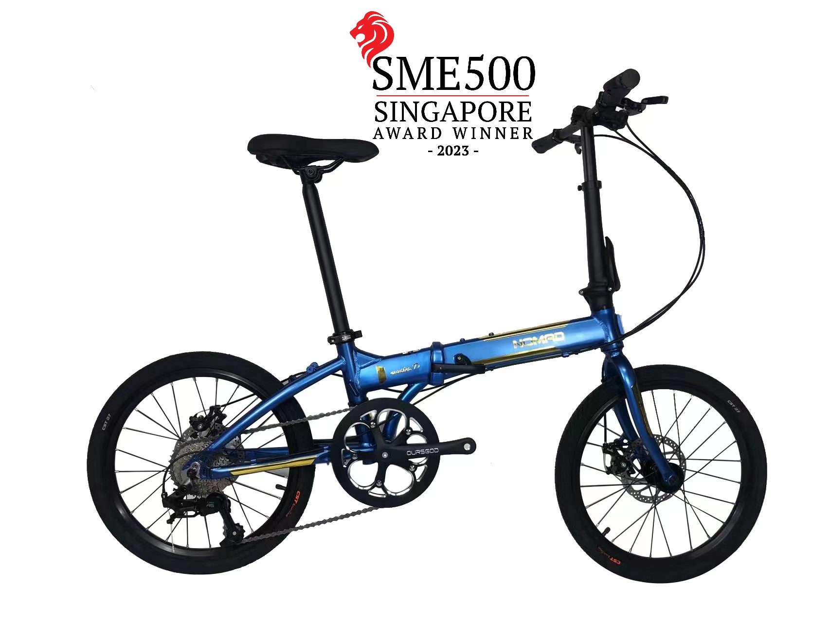 🔥Nomad Master D Aluminium Bicycle | 9 Speed LT WOO A5 Groupset | Singapore Brand🔥