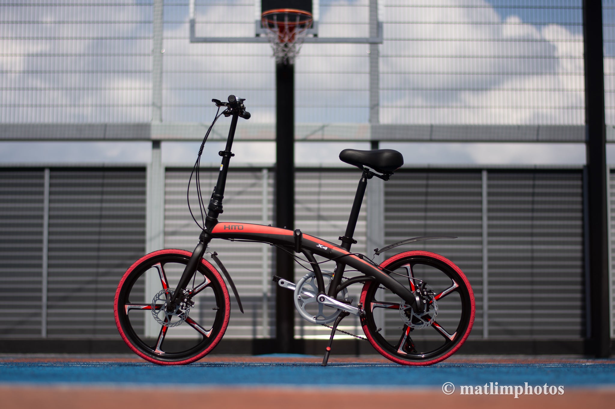 🔥HITO X4 Black Sports Rims Edition | Aluminium Frame | 406 mm Sports Rims🔥