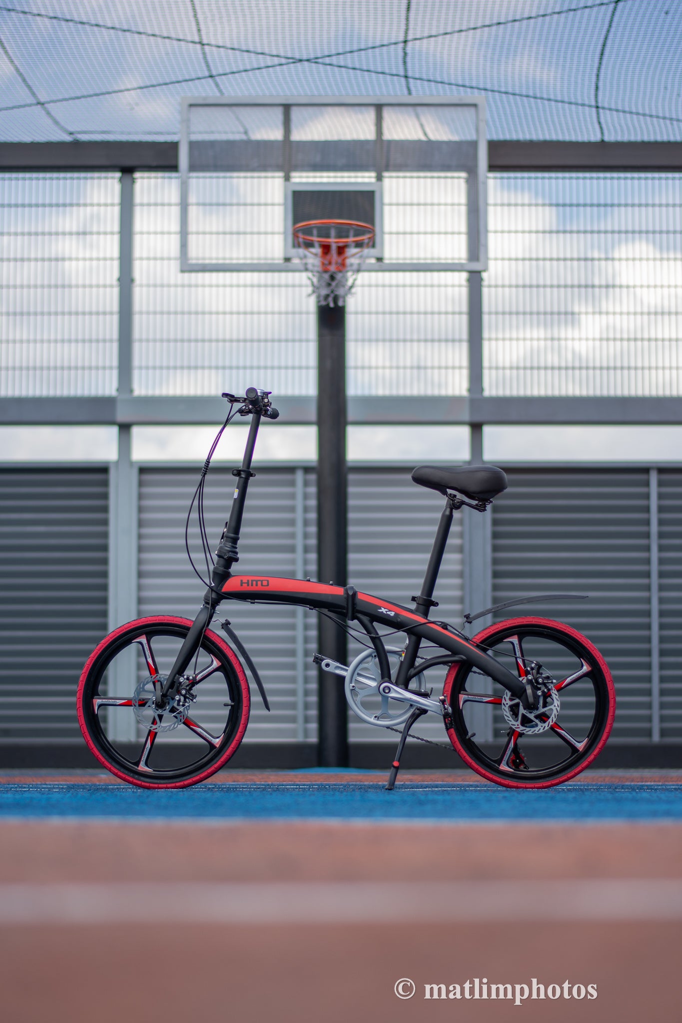 🔥HITO X4 Black Sports Rims Edition | Aluminium Frame | 406 mm Sports Rims🔥