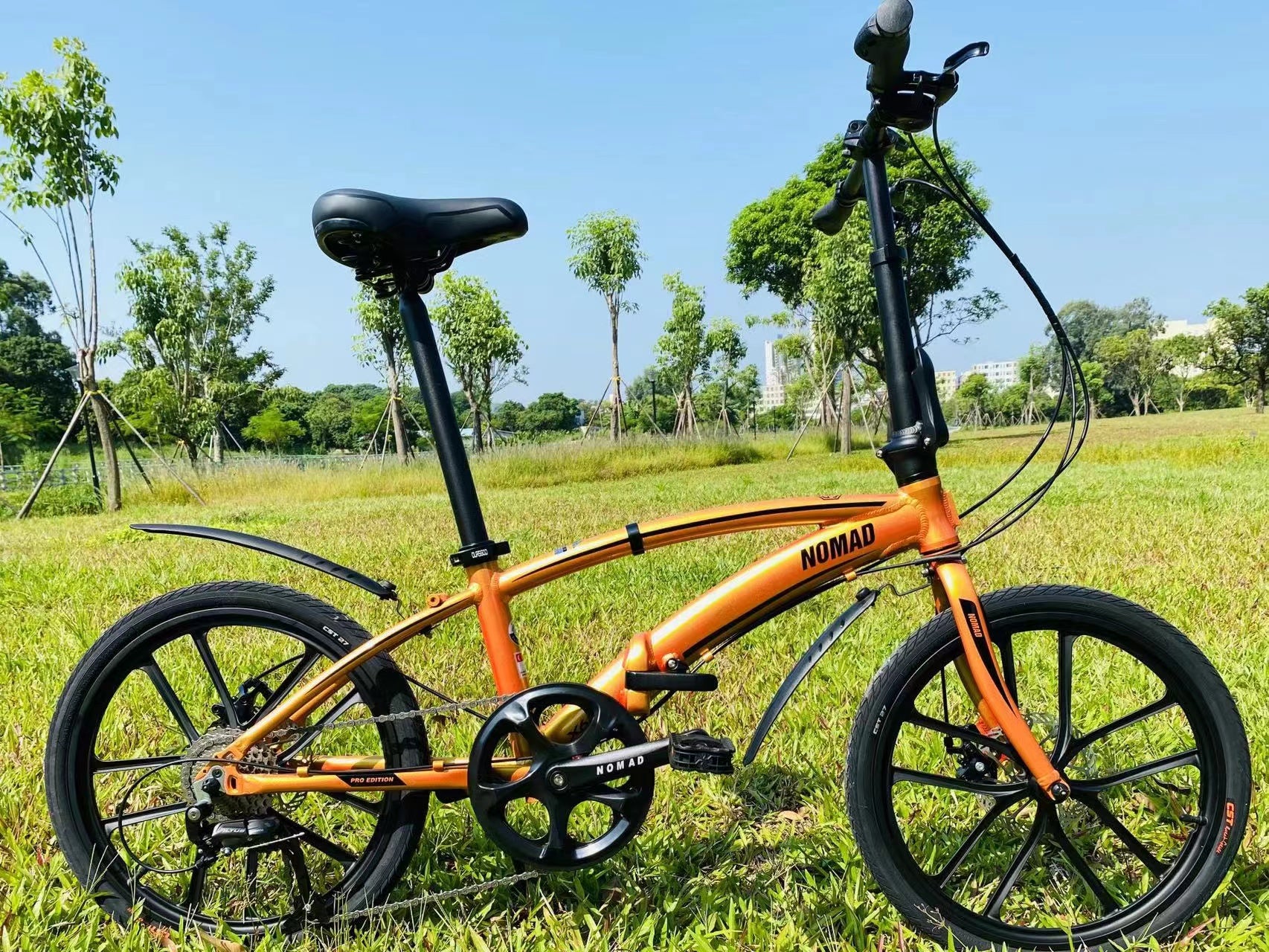 🔥2025 Nomad X6 PRO Sports Rims Edition | 9 Speed Shimano Altus Groupset | 6061 Aluminium Grade Foldable Bicycle | (20 Inch) 406mm Wheel | Singapore Brand🔥