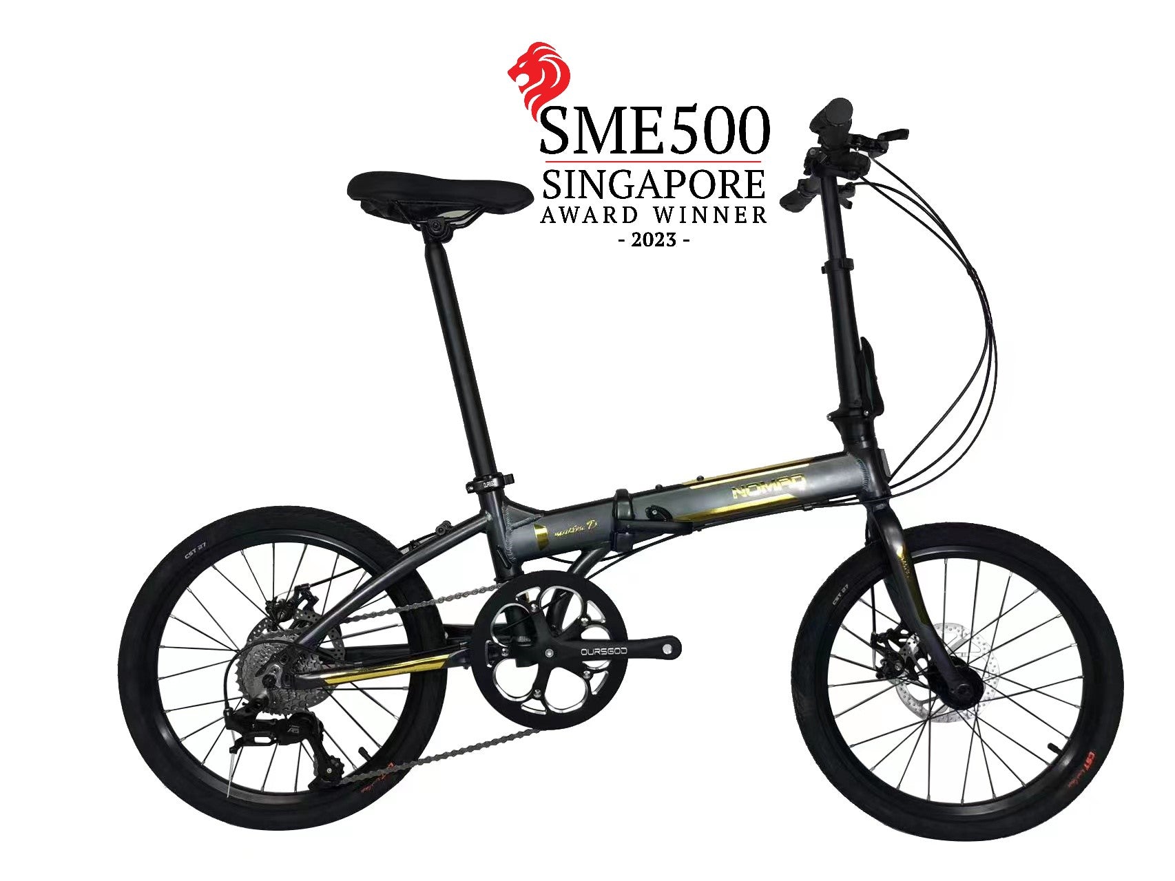 🔥Nomad Master D Aluminium Bicycle | 9 Speed LT WOO A5 Groupset | Singapore Brand🔥