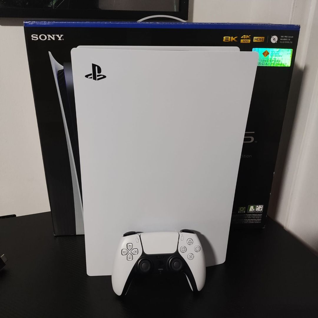 🔥Brand new PS5 ( Sony Playstation 5) | SG Set | Slim Digital Edition | Full payment or Instalment | 1 Year Sony Warranty🔥