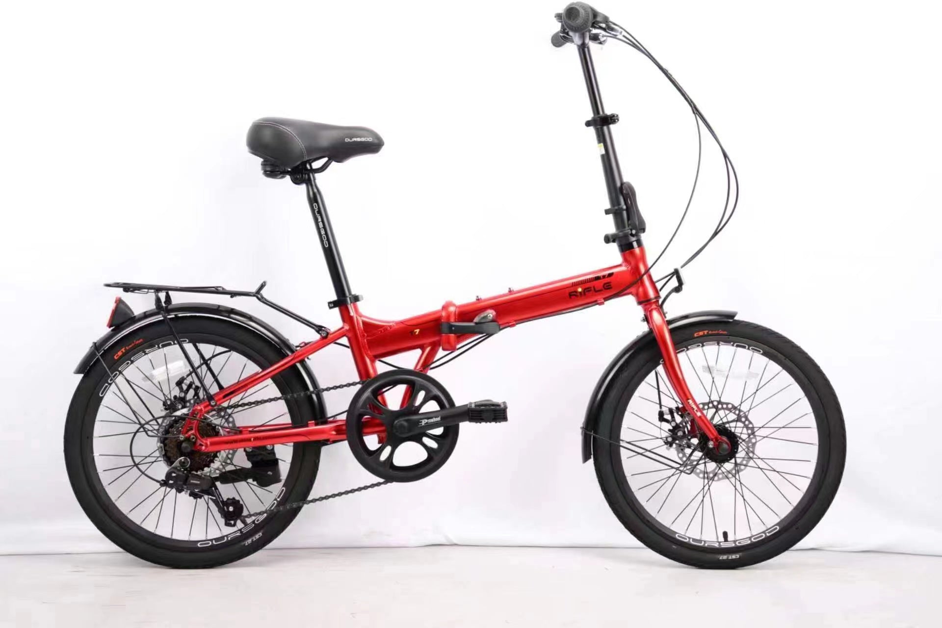 🔥Rifle T7 Foldable Bicycle | 20 Inch | 7 Speed Shimano Groupset | Free Back Rack Installed🔥