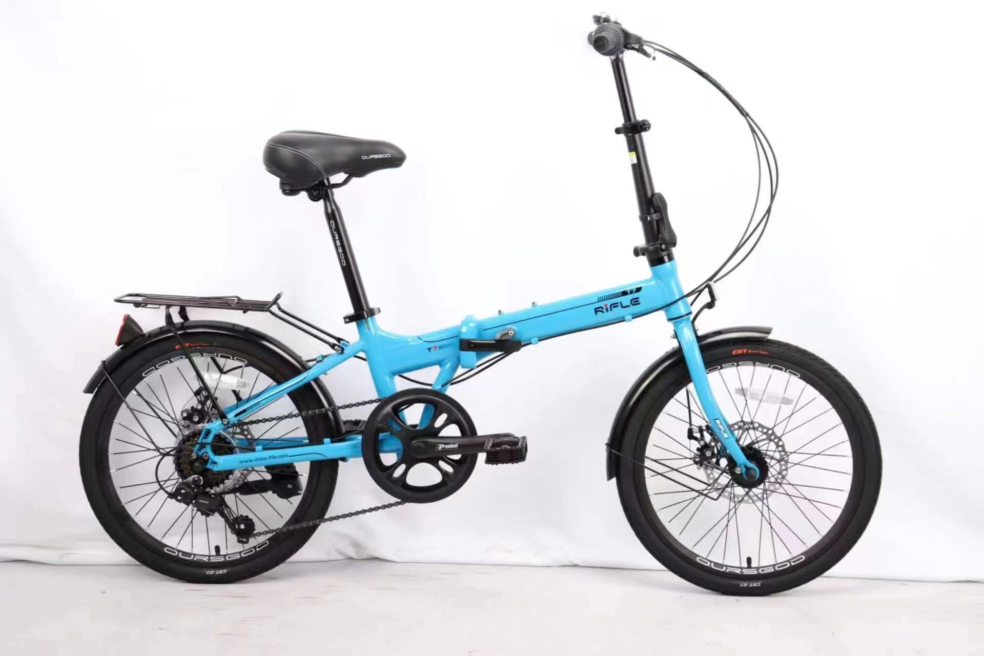 🔥Rifle T7 Foldable Bicycle | 20 Inch | 7 Speed Shimano Groupset | Free Back Rack Installed🔥