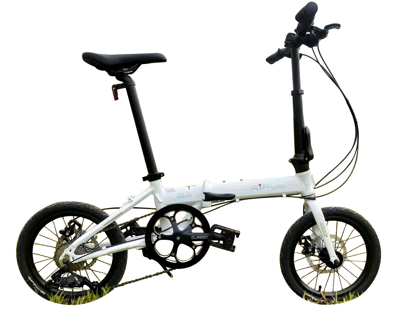 🔥Rifle AK16 Foldable Bicycle | 16 Inch | 11+KG | 9 Speed Shimano Altus Groupset | Mechanical Disc Brakes🔥