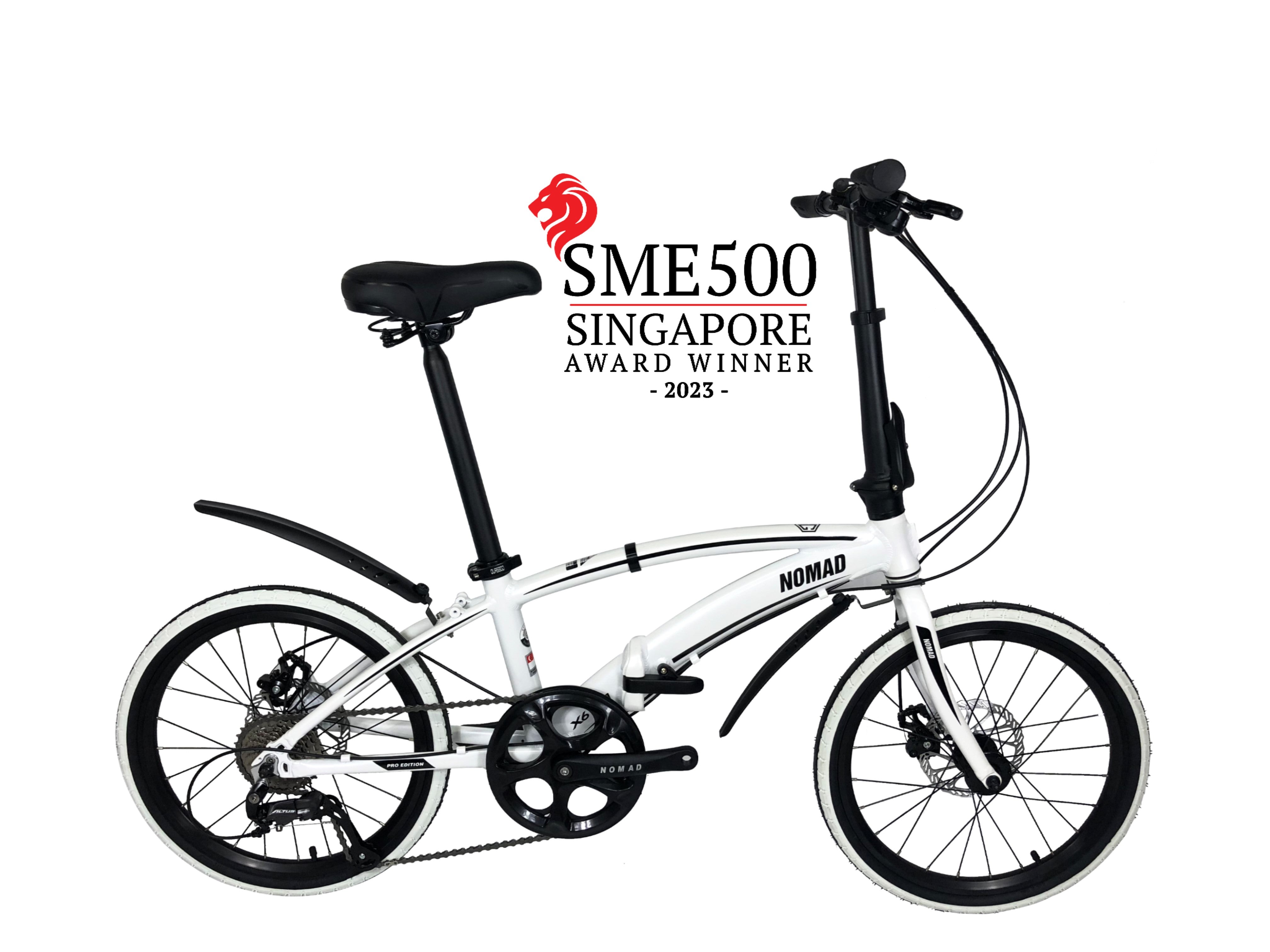 🔥2025 Nomad X6 PRO 9 Speed Shimano Altus Groupset | 6061 Aluminium Grade Foldable Bicycle | (20 Inch) 406mm Wheel | Singapore Brand🔥