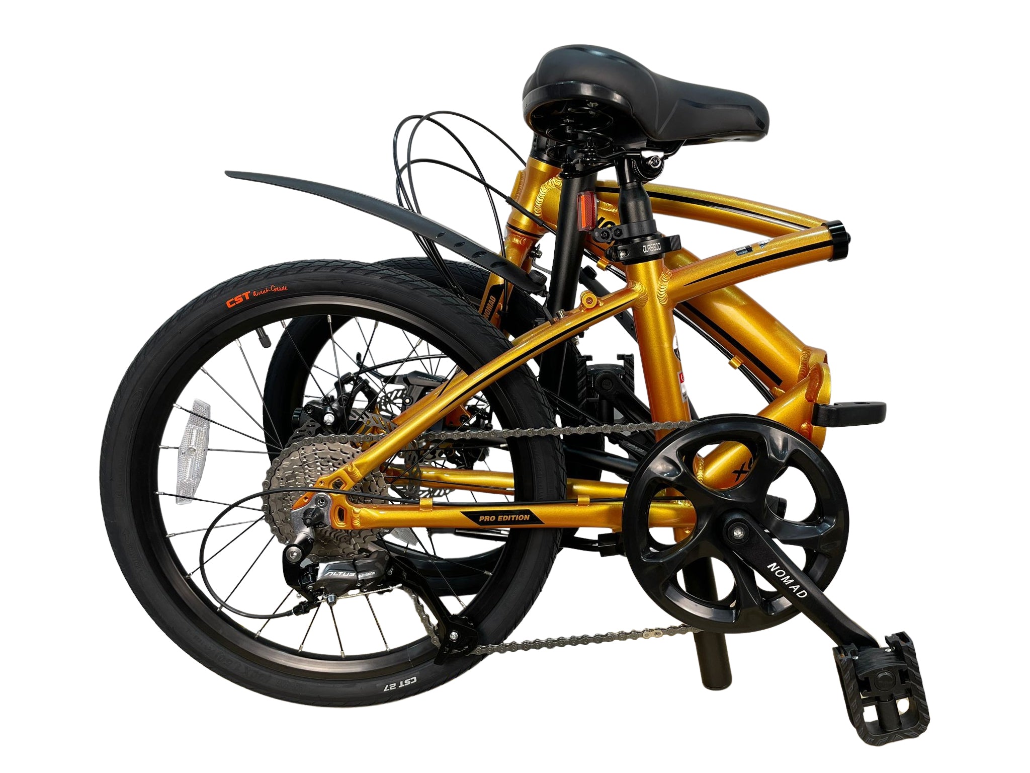 🔥2025 Nomad X6 PRO 9 Speed Shimano Altus Groupset | 6061 Aluminium Grade Foldable Bicycle | (20 Inch) 406mm Wheel | Singapore Brand🔥