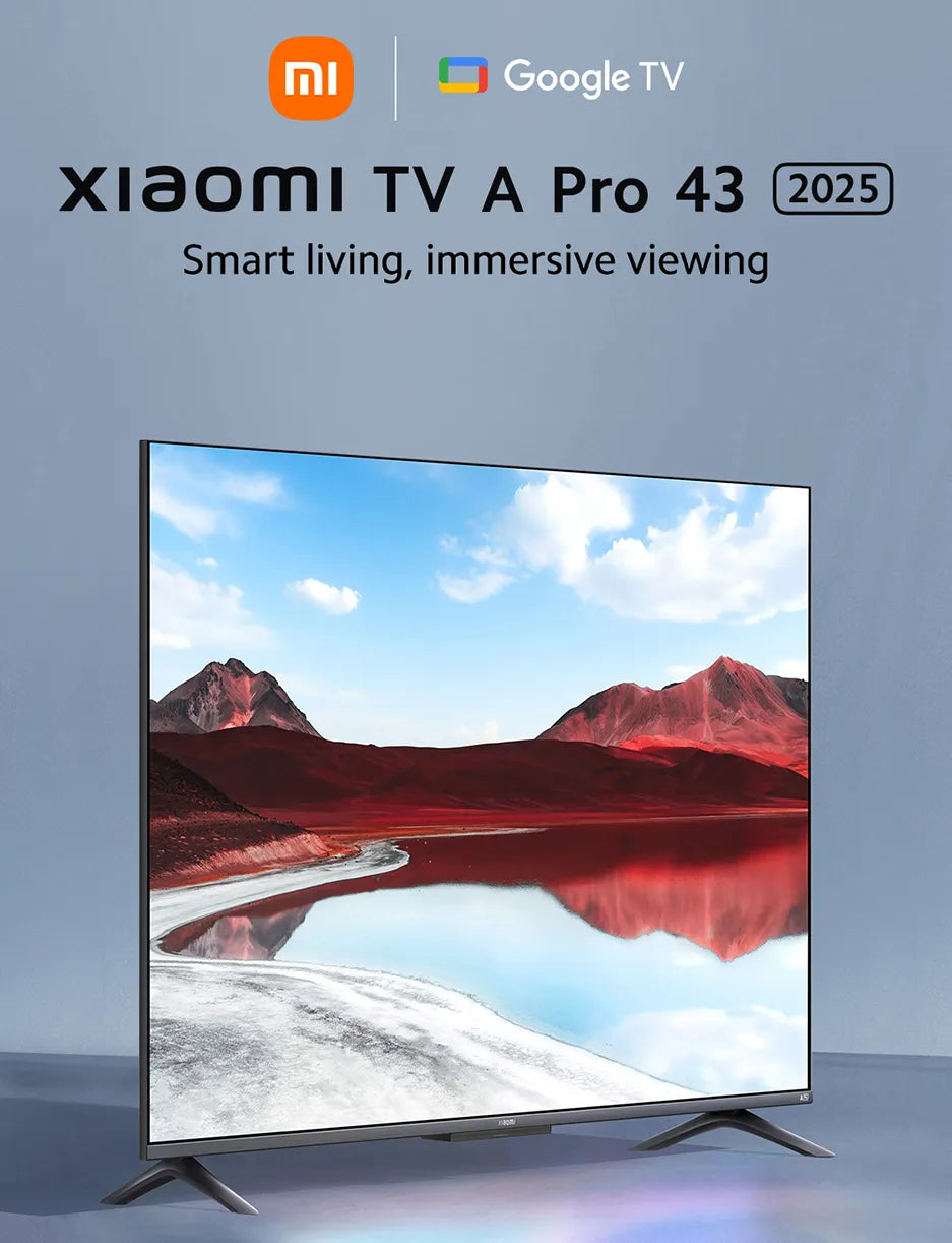 Xiaomi TV A PRO Series 43-Inch 2025 Edition 4K Smart Google TV | 3 Year Local Warranty | Full Payment or Instalment