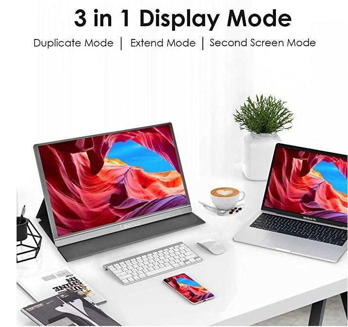 🔥2023 Latest Portable Monitor - Upgraded LEPOW GAMUT 15.6 Inch 1920 x 1080 Full HD🔥