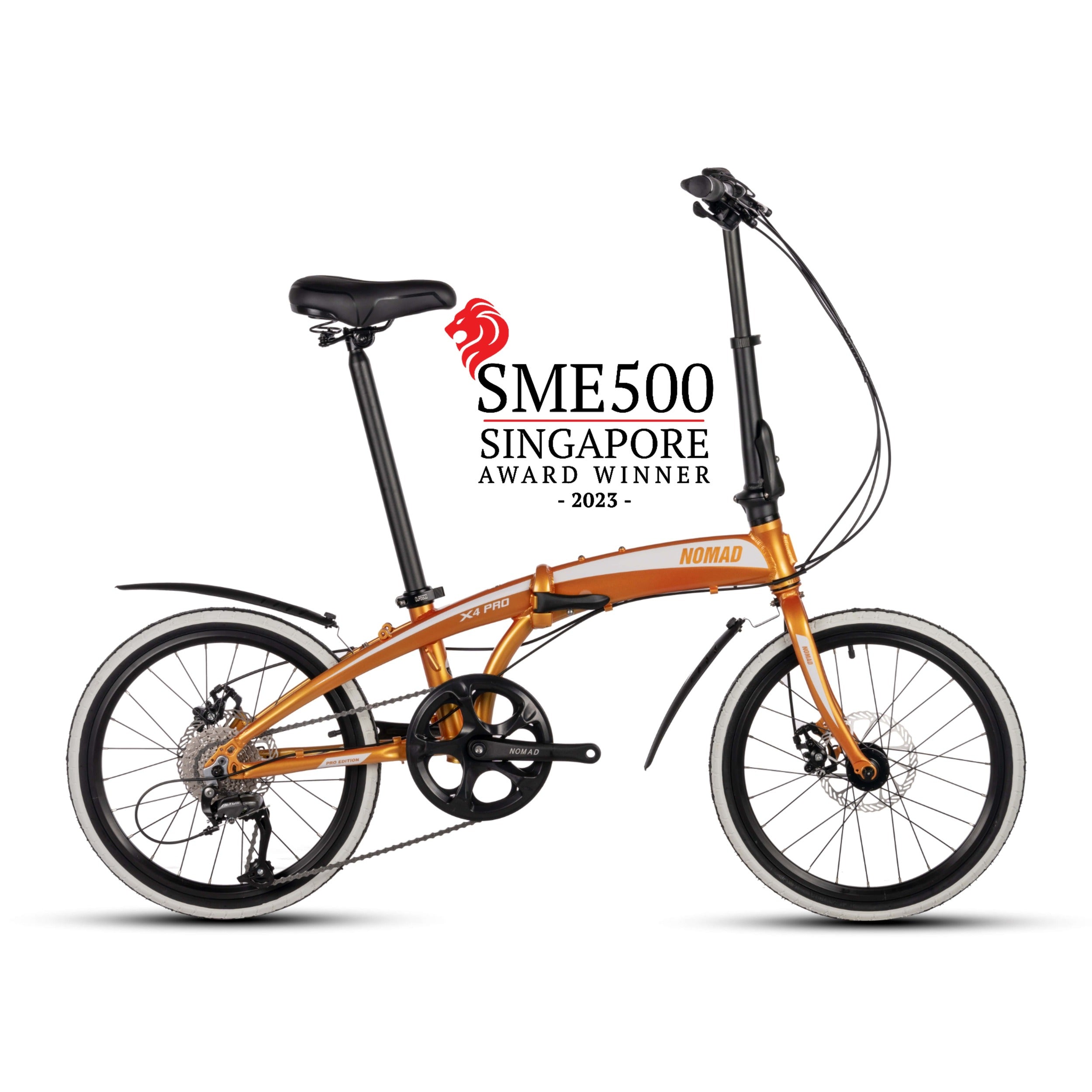 🔥2025 Nomad X4 PRO 9 Speed Shimano Altus Groupset | 6061 Aluminium Grade Foldable Bicycle | (20 Inch) 406mm Wheel | Singapore Brand🔥