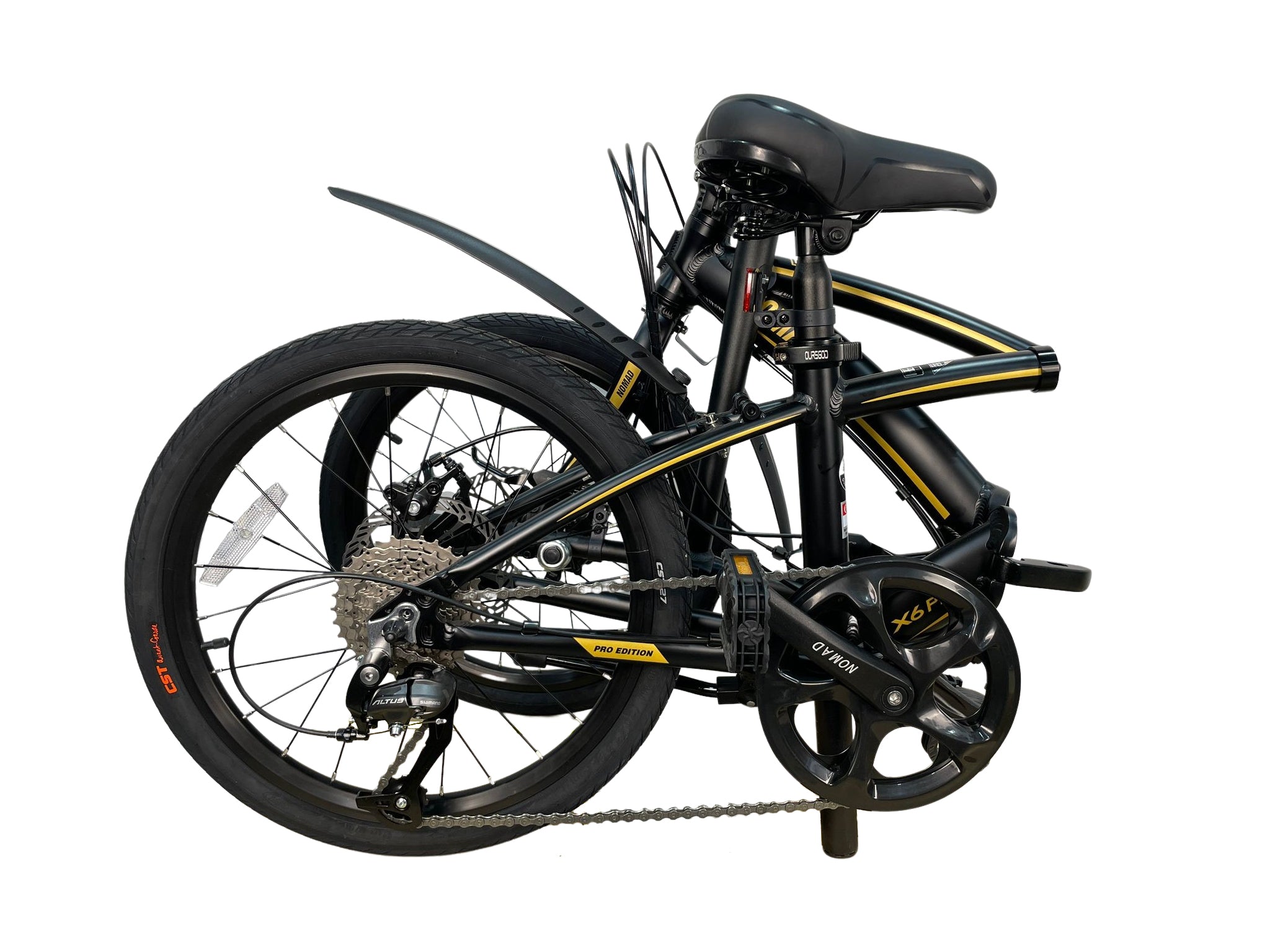 🔥2025 Nomad X6 PRO 9 Speed Shimano Altus Groupset | 6061 Aluminium Grade Foldable Bicycle | (20 Inch) 406mm Wheel | Singapore Brand🔥