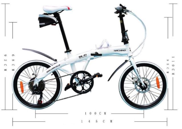 š„Hachiko HA-01 Aluminium Foldable Bicycle | (20 Inch) 406mm Wheel | Japan Brand | Official Singapore Distributorš„