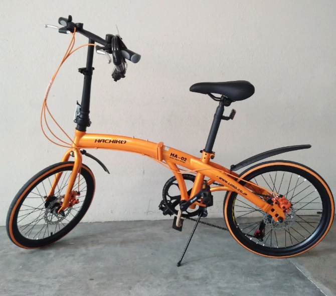 š„Hachiko HA-02 Steel Foldable Bicycle | (20 Inch) 406mm Wheel | Japan Brand | Official Singapore Distributorš„