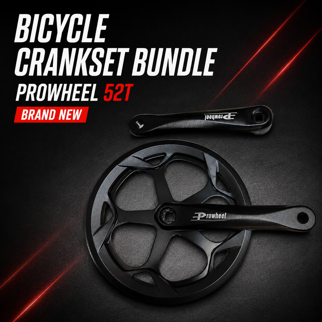 Bicycle Crankset – Prowheel 52T | Brand New
