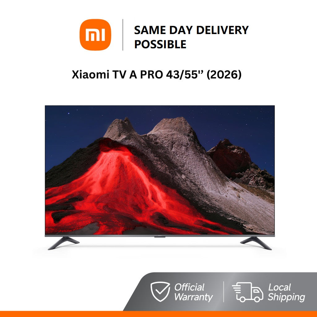 XIAOMI TV A Pro 43" 2026 Edition | 4K QLED Display | 120Hz |Google TV | Apple AirPlay