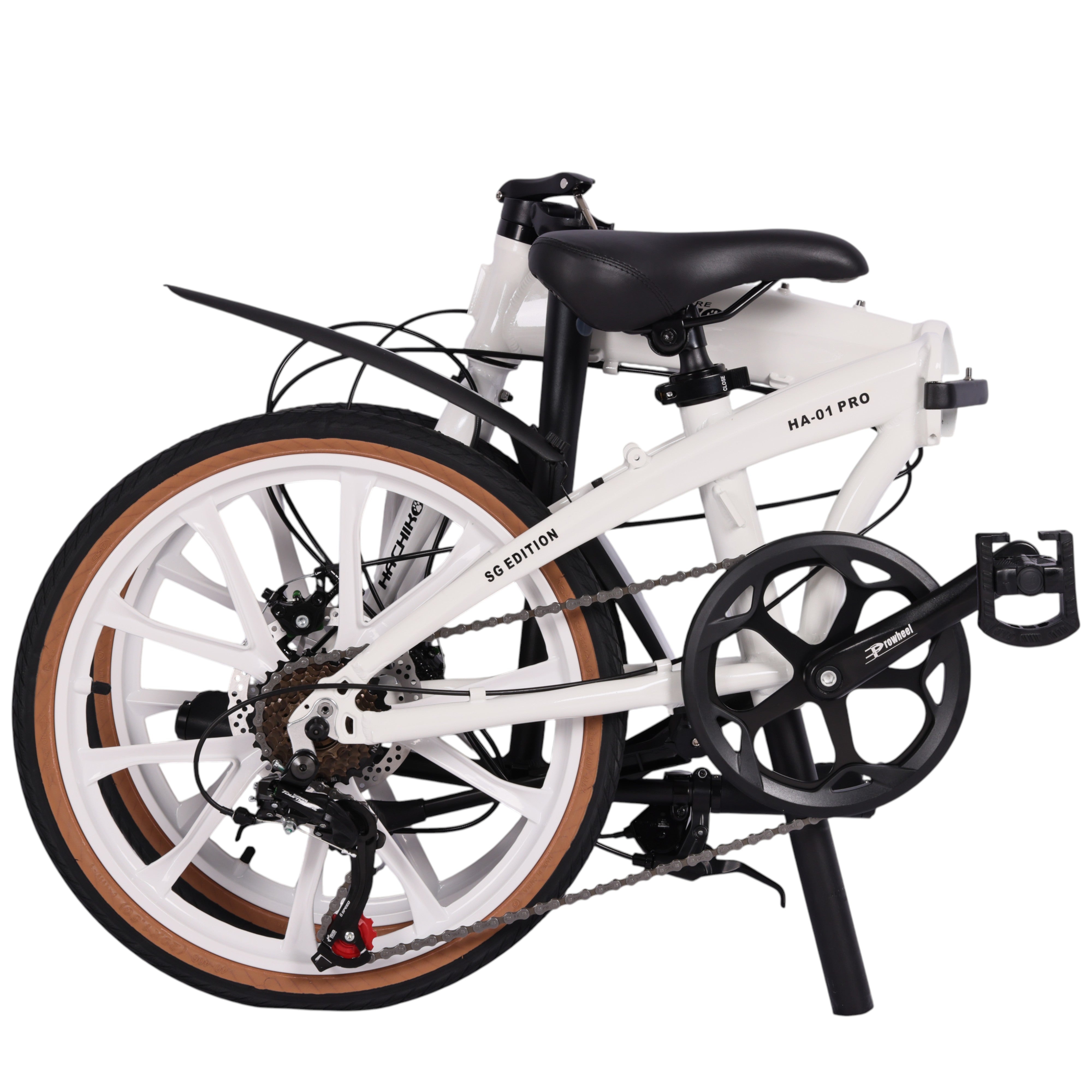 🔥2026 Signature Edition | Hachiko HA-01 PRO - 10 Bladed Sports Rims - Signature Edition | Aluminium Foldable Bicycle | (20 Inch) 406mm Quick Release Wheel