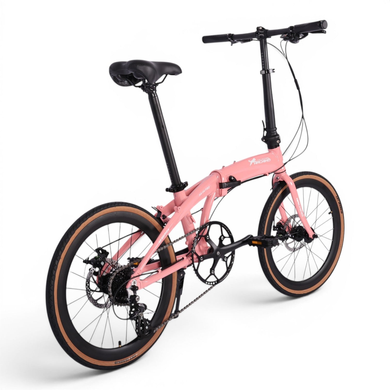 🔥2026 Hachiko HA-04 PRO COLLECTORS EDITION | Aluminium Foldable Bicycle | (22 Inch) 451mm Quick Release Wheel | Cherry Blossom Pink