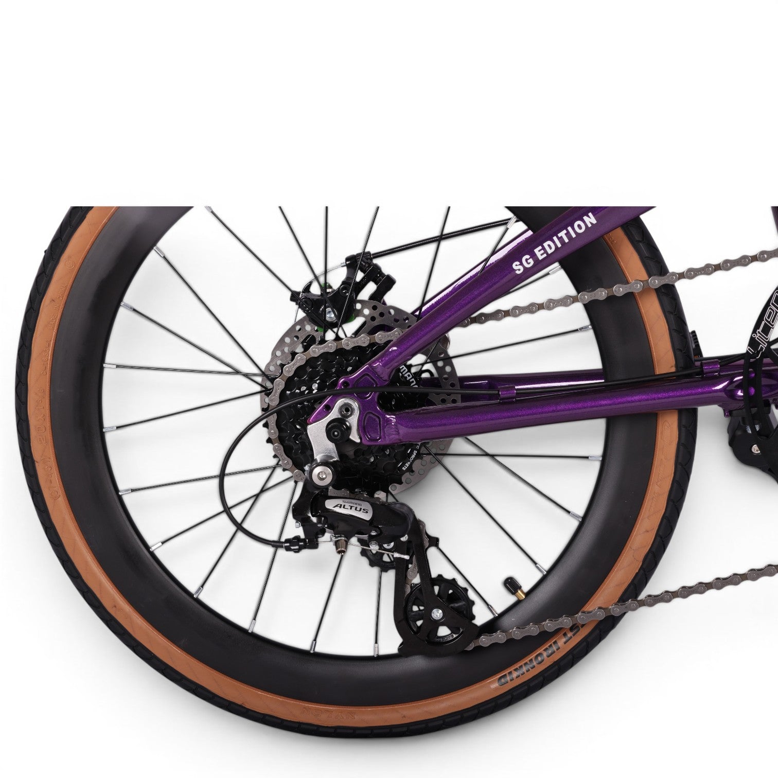 🔥2026 Hachiko HA-04 PRO COLLECTORS EDITION | Aluminium Foldable Bicycle | (22 Inch) 451mm Quick Release Wheel | Royale Purple
