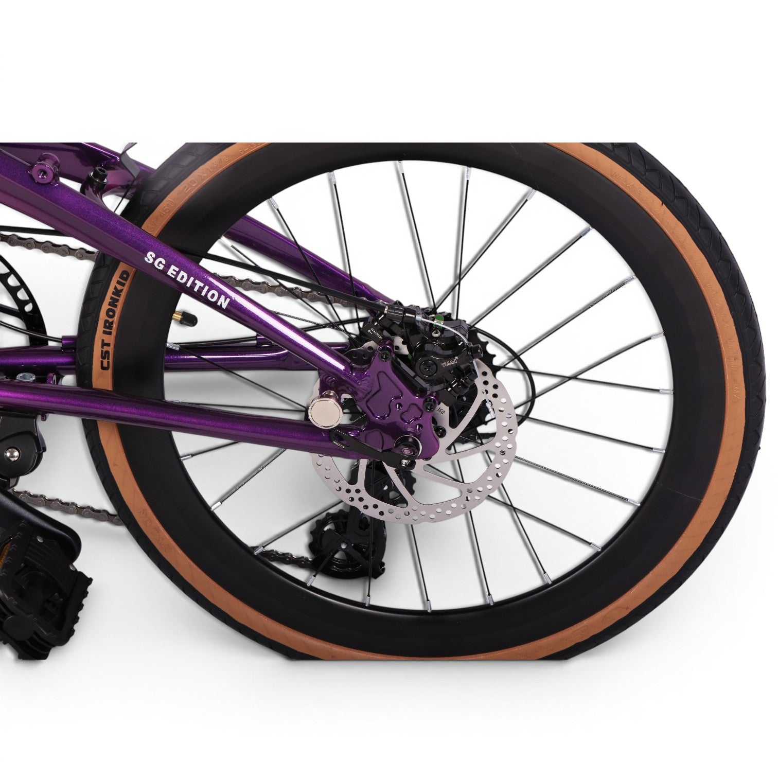🔥2026 Hachiko HA-04 PRO COLLECTORS EDITION | Aluminium Foldable Bicycle | (22 Inch) 451mm Quick Release Wheel | Royale Purple