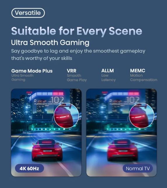 HISENSE 65 Inch E7Q 4K QLED Max Smart TV 2025 Edition