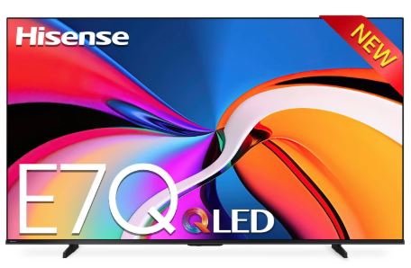 HISENSE 65 Inch E7Q 4K QLED Max Smart TV 2025 Edition