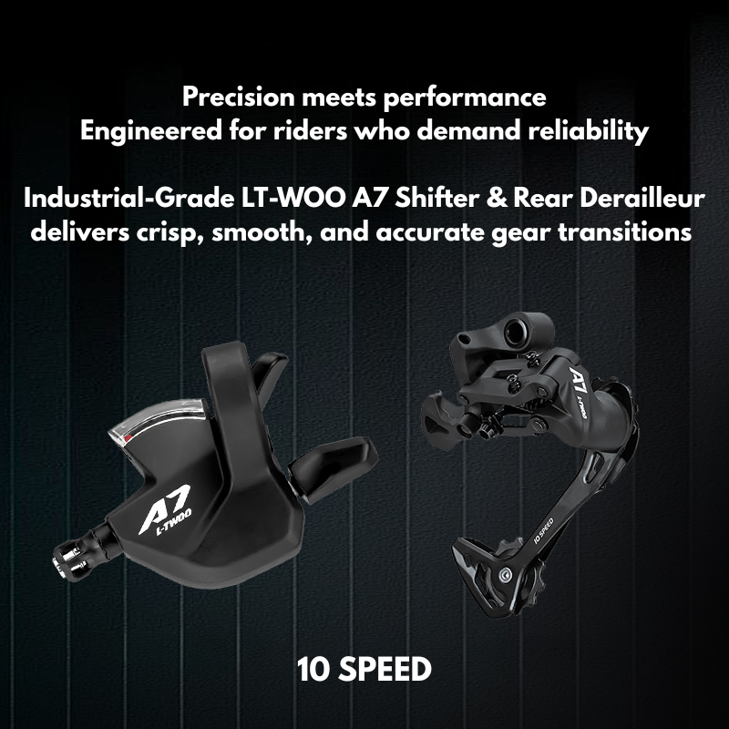 HACHIKO QH-300 PRO 26” Mountain Bike – Guns N Roses Series | Shimano Hydraulic Brakes | Dual Crown Fork | 10-Speed