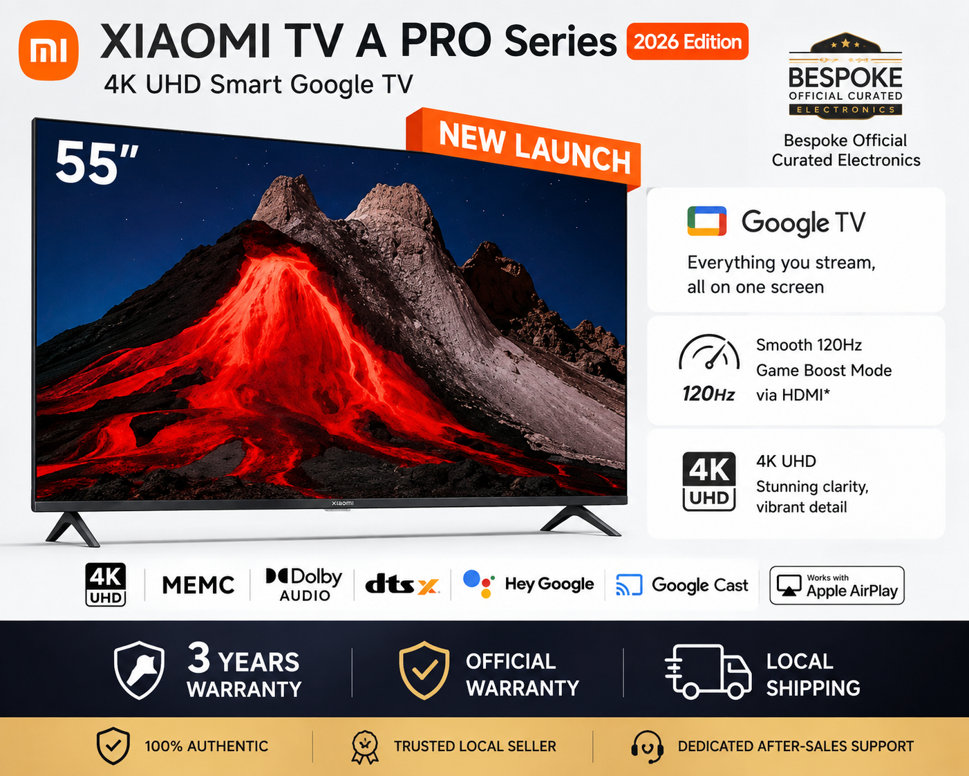 Xiaomi TV A PRO Series 2026 Edition 55