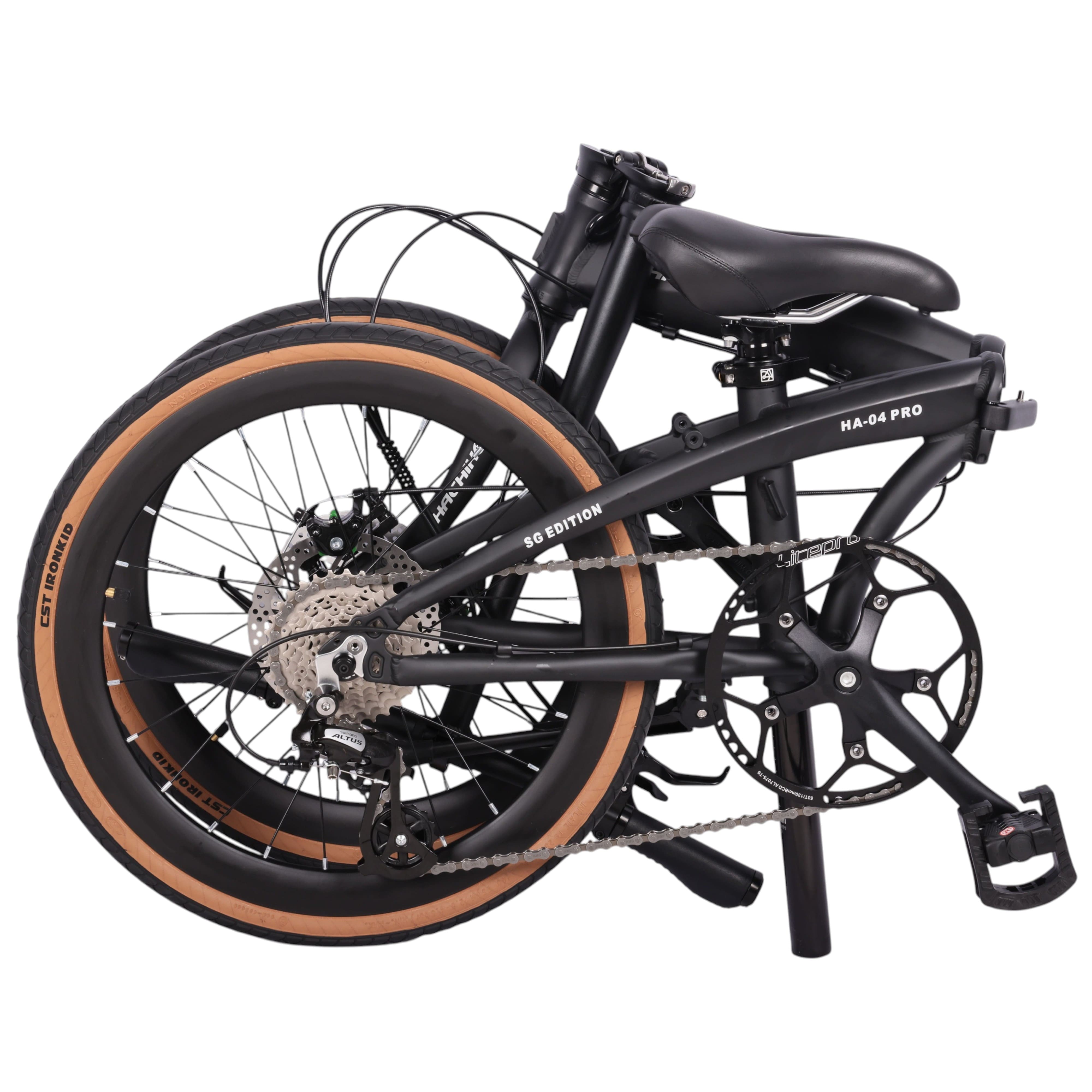 🔥2026 Ready Stock | Hachiko HA-04 PRO COLLECTORS EDITION | Aluminium Foldable Bicycle | (22 Inch) 451mm Quick Release Wheel