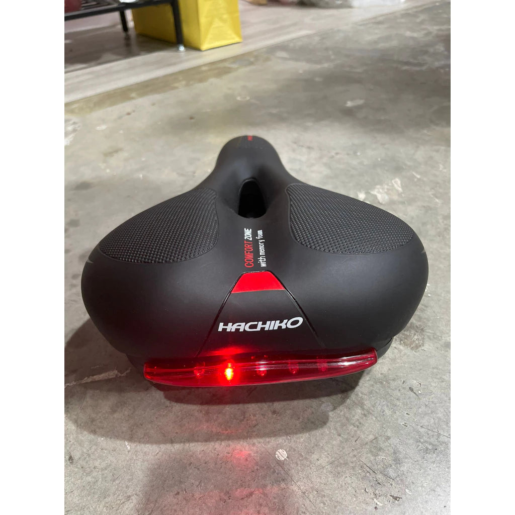 Hachiko Bicycle Memory Foam Seat with Backlight (Battery Operated) | Proprietary Hachiko Product | Exclusive to BESPOKE OFFICIAL