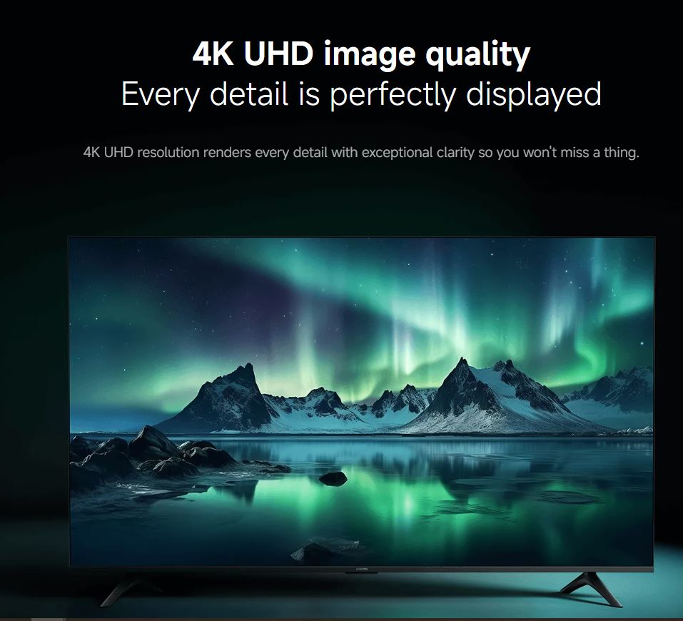 Xiaomi TV A 65 4K UHD 2026 Edition (Local Warranty 3 Years)